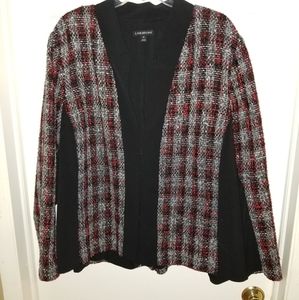 Tweed and Ponte Blazer Jacket